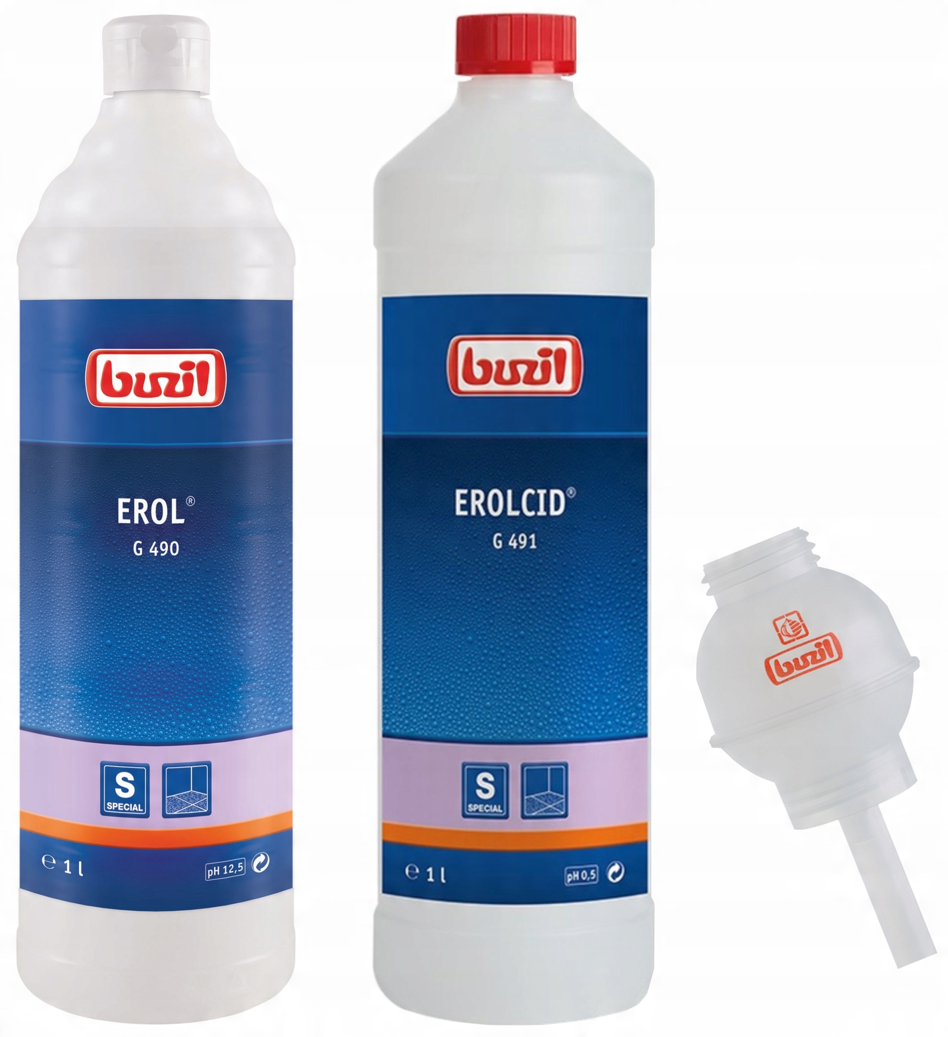 

Zestaw czyszczący do gresu Buzil G490 + G491 1l
