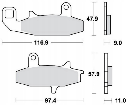 Destičky Brzdové Destičky Suzuki Dr 650 R 91-95