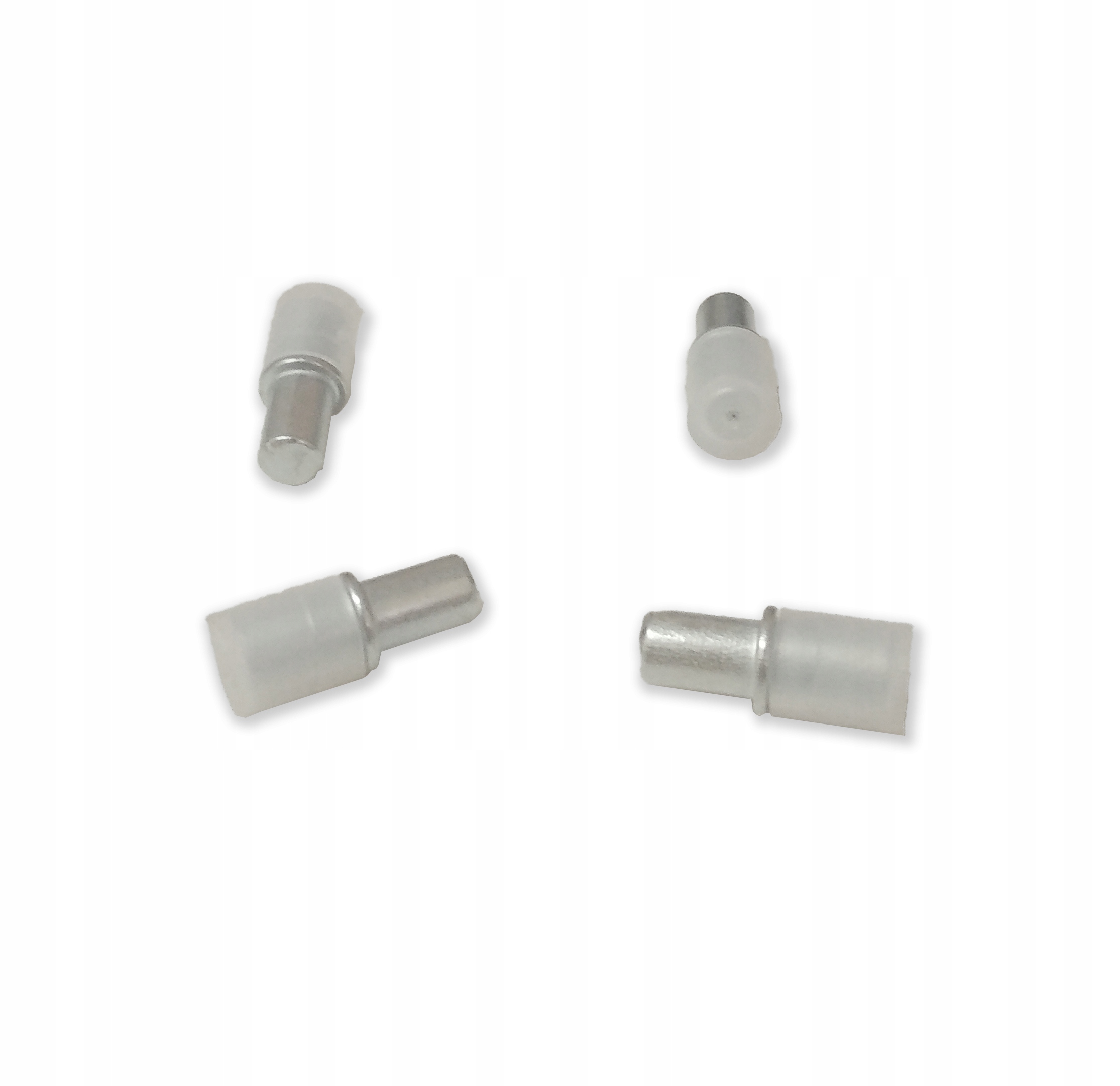 PODPÓRKA WSPORNIK UCHWYT PÓŁKI fi5 METAL Z OTULINĄ GUMKĄ KOSZULKĄ 100 SZTUK