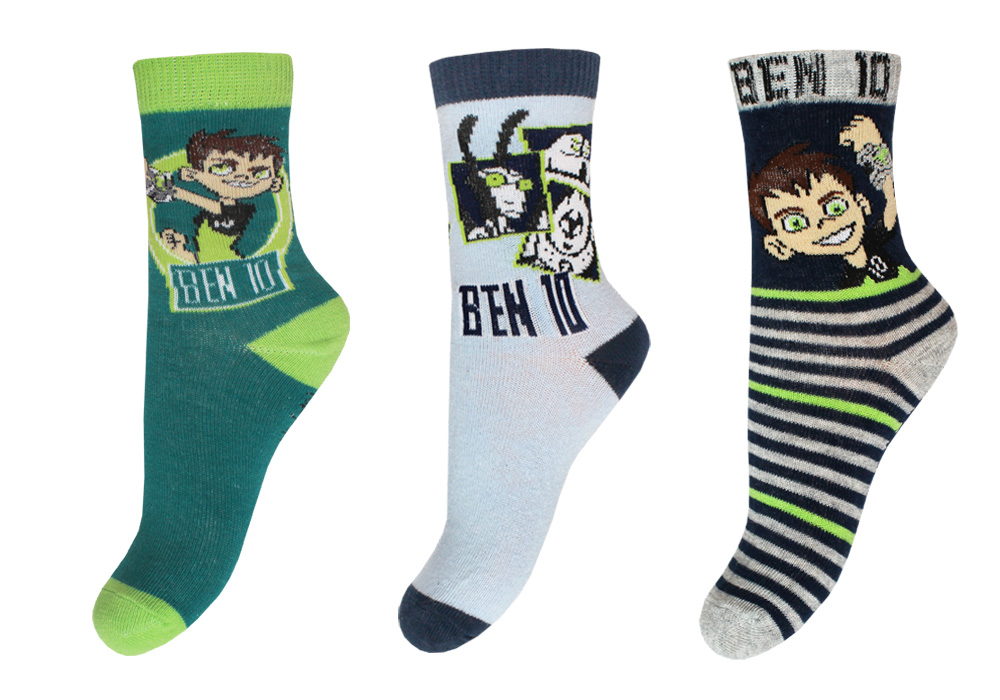 

Ben 10 Omnitrix Skarpetki Dla Dziecka 3-PAK 23/26