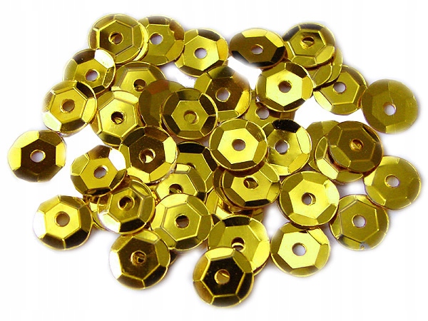 Cekiny Koła Łamane 6 mm 6g ok.500 szt. C03Azłc
