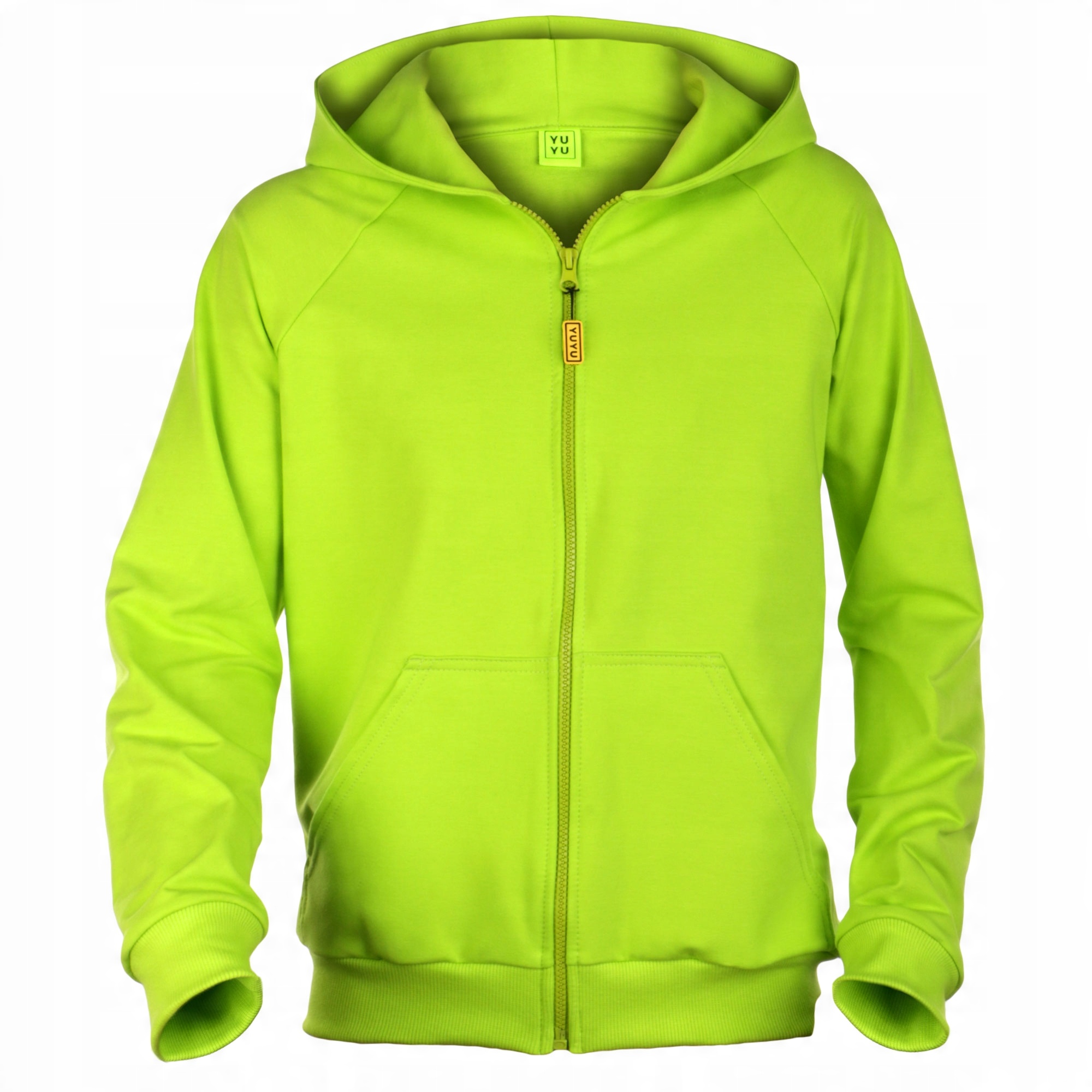 

Bluza Z Kapturem Limonka Limonkowa + Zamek M