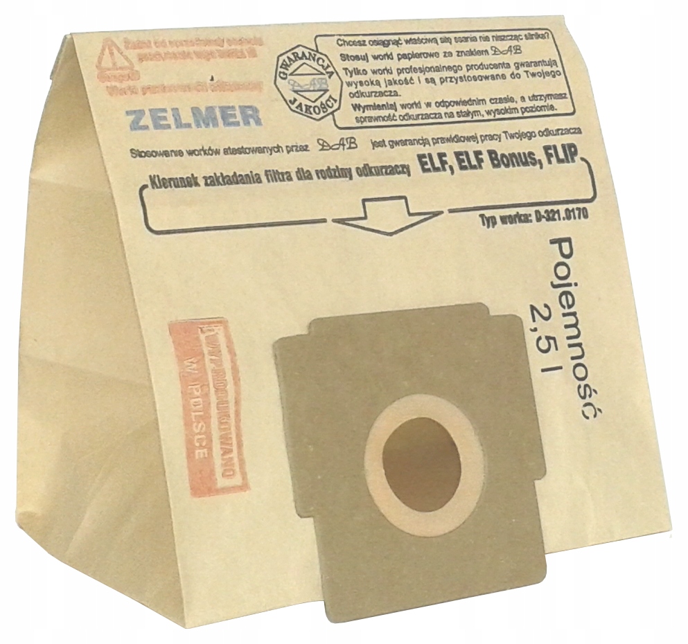 5X WORKI ZELMER 2000 321 COBRA METEOR2 ELF ODYSSEY Kod producenta FR-1935