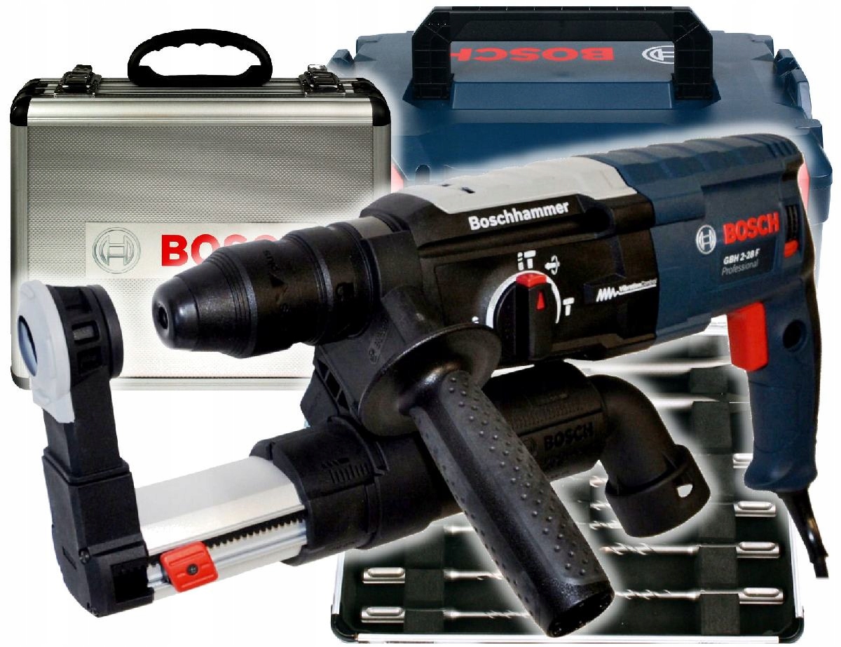 

Młot Gbh 2-28 F Bosch + Odsysacz Gde 16 + Osprzęt