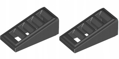 

Lego Skos 18 2x1x2 czarny 4541191 61409 - 2 szt