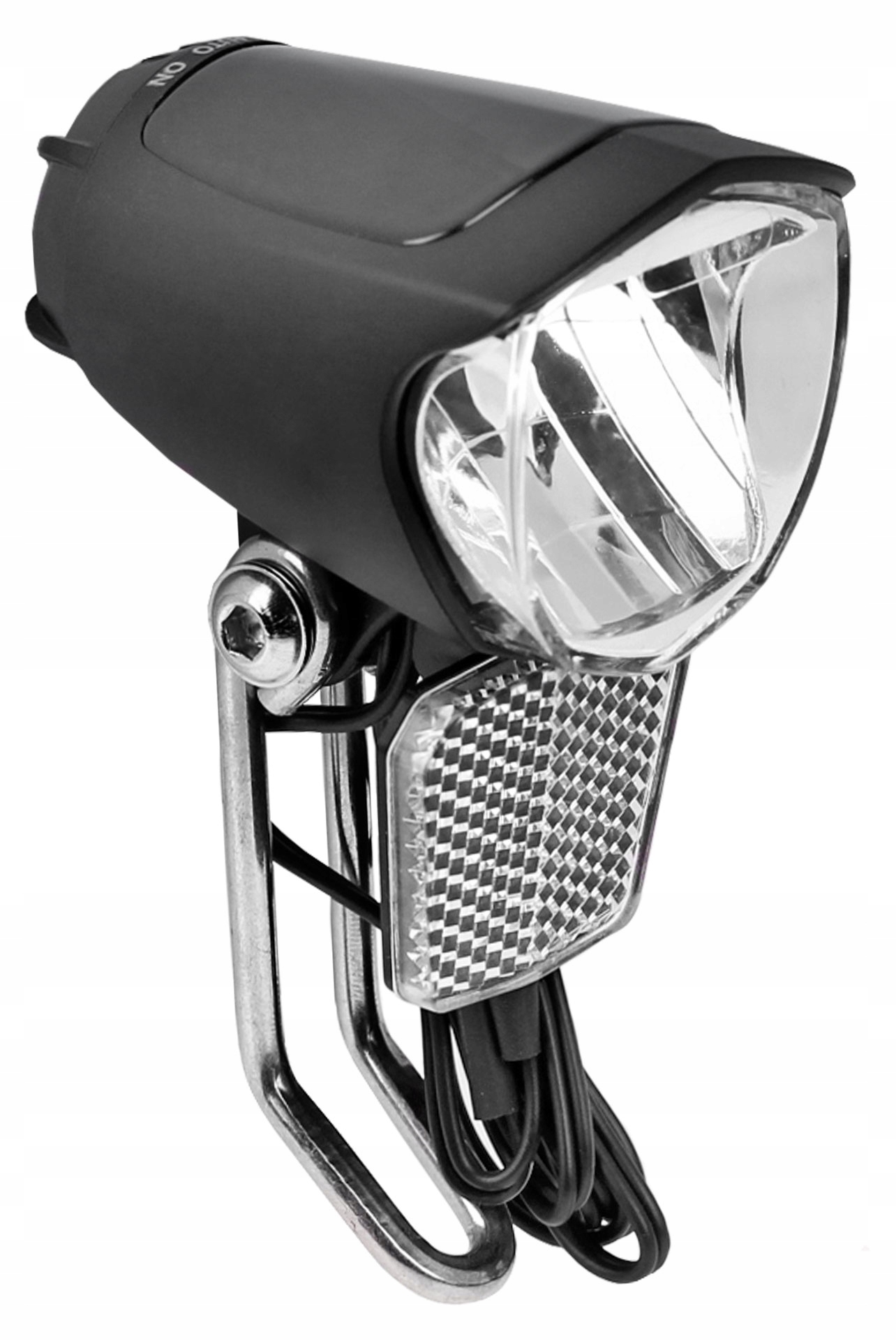 Lampa przód JY-7070 70 Lux dynamo czujnik zmierzchu