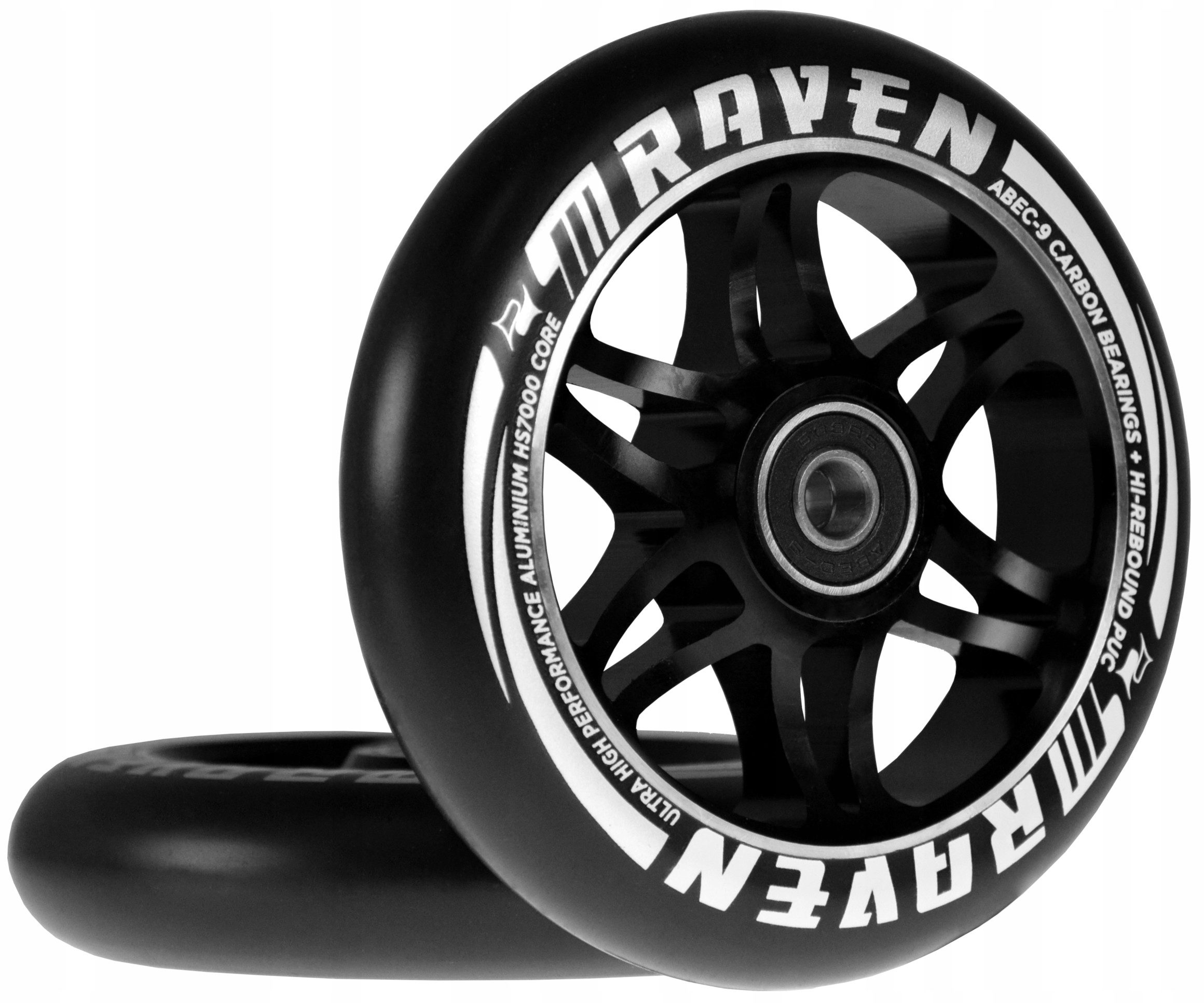 

Kółka do hulajnogi Raven Master Black 110mm 2szt