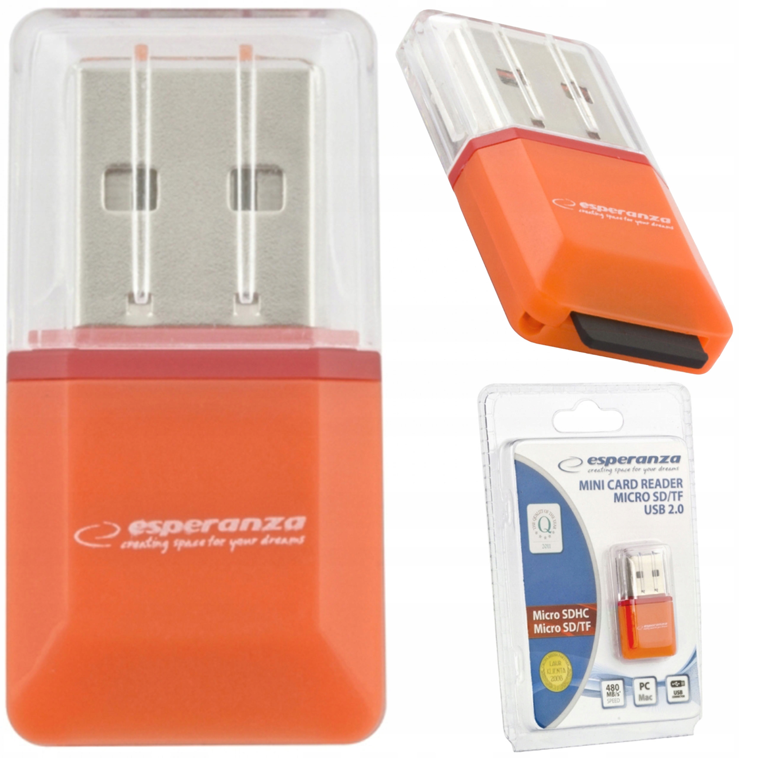 

Czytnik Kart Pamięci micro Sd Sdhc Pendrive Usb