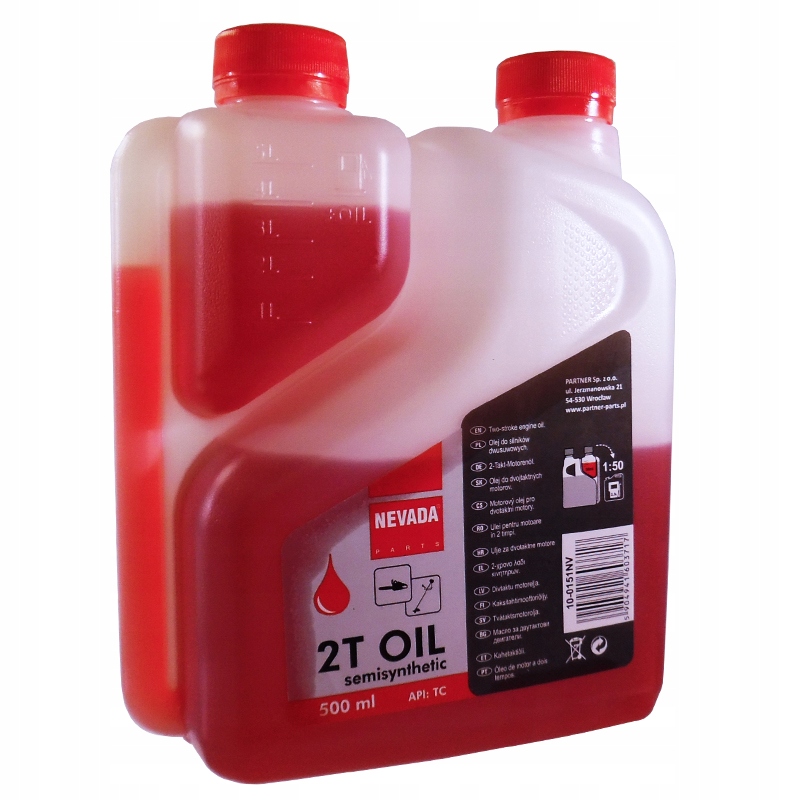 

Olej Do Mieszanki Piły Spalinowej 0,5L Czerwony