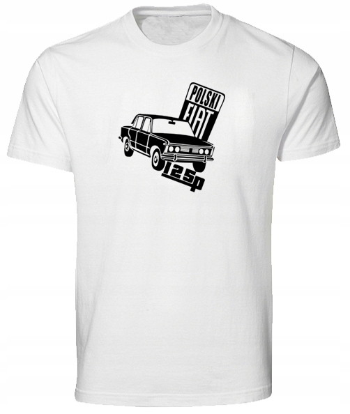 

Koszulka fiat 125p, koszulka duży fiat, męska