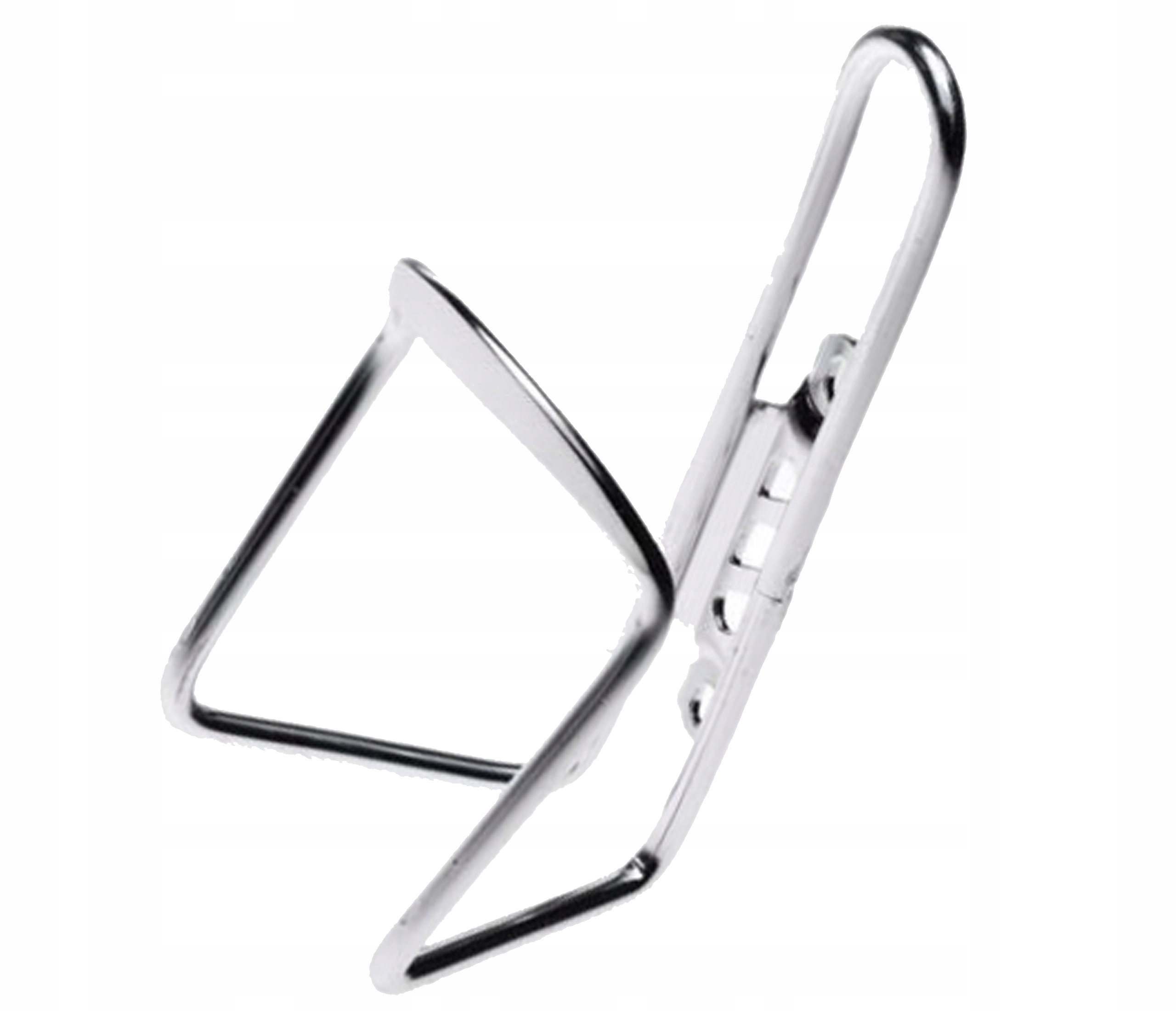 KOSZYK BIDONU UCHWYT NA BIDON ROWEROWY SREBRNY ALU