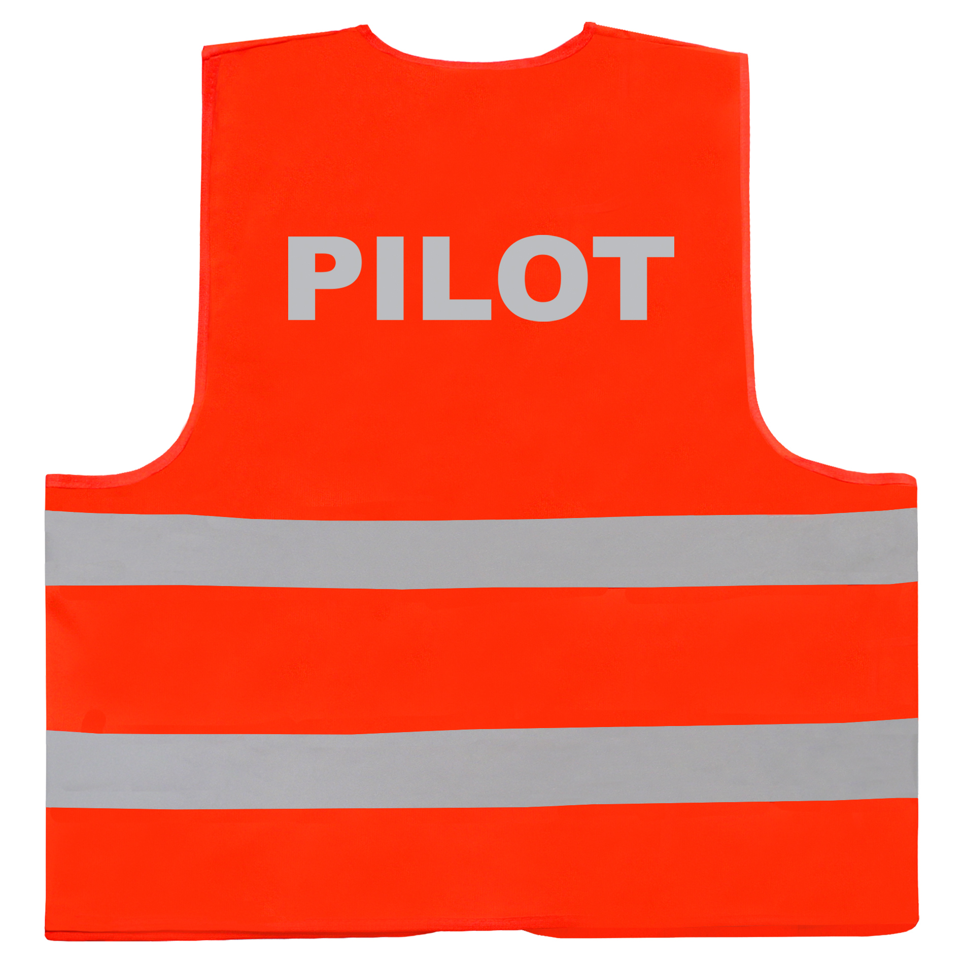 POMARAŃCZOWA KAMIZELKA PILOT 2x WIĘCEJ ODBLASKÓW Marka Odblaskowo