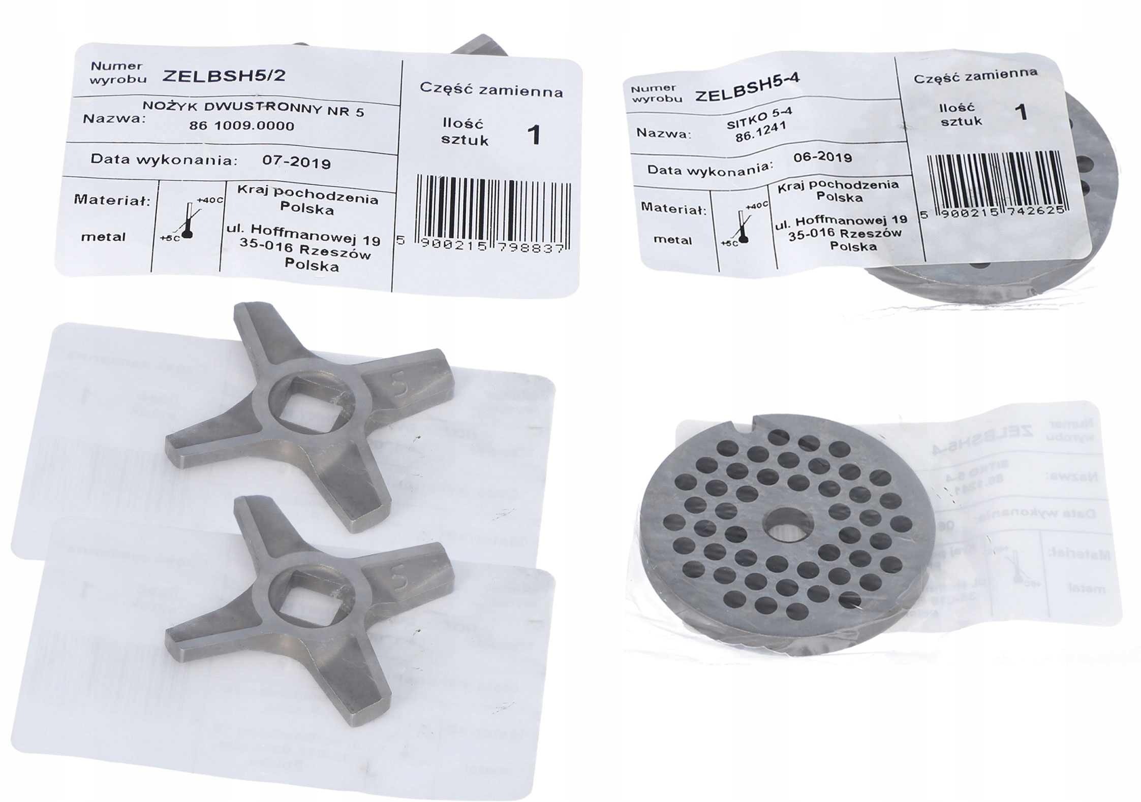 

2X Nożyk Nóż Dwustronny +sitko 5-4 Oryginał Zelmer