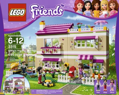 Lego 3315 Friends domek Oliwii klocki dla dziewczynki