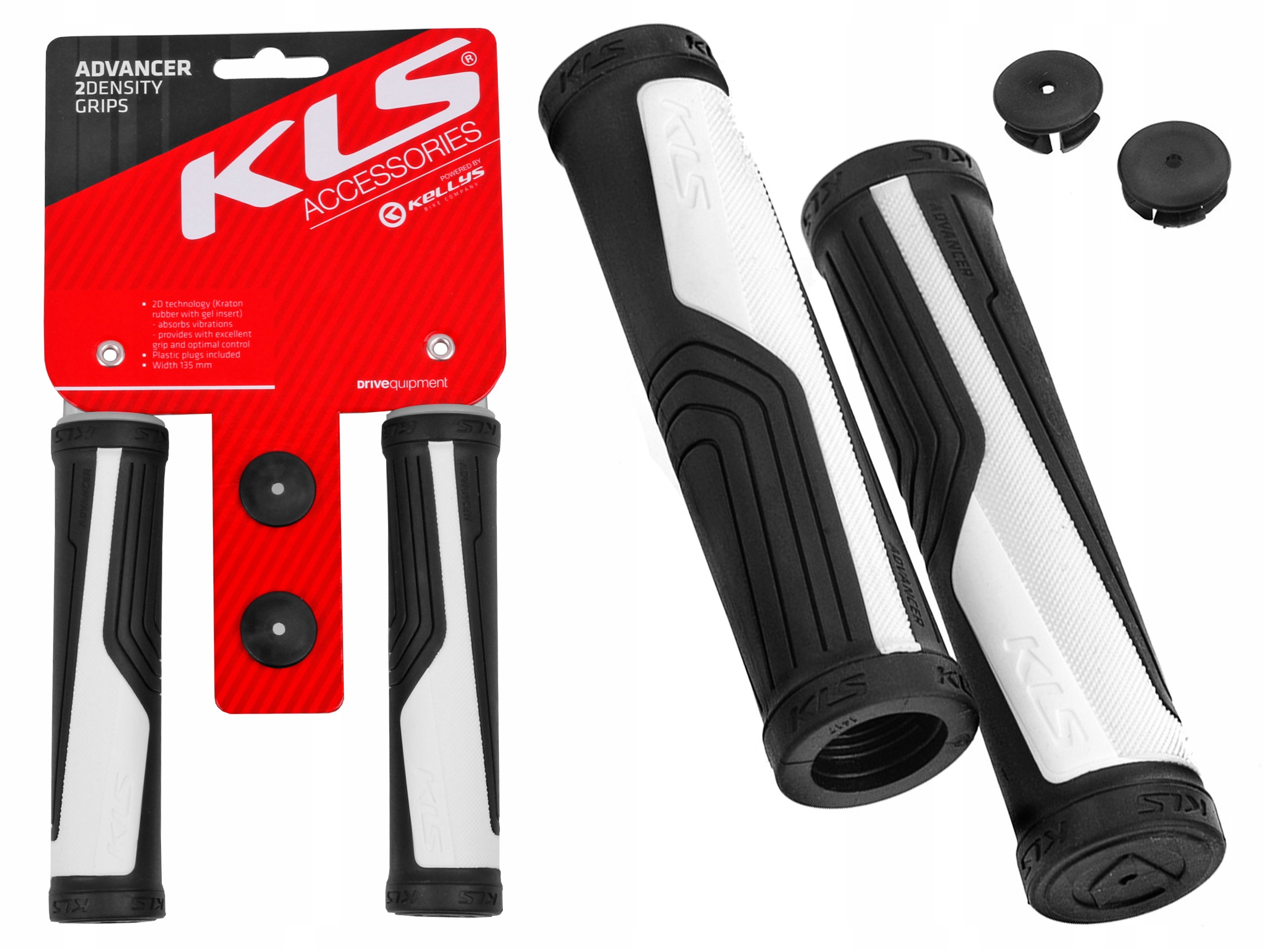 

Chwyty kierownicy Kellys Advancer 2DENSITY - White
