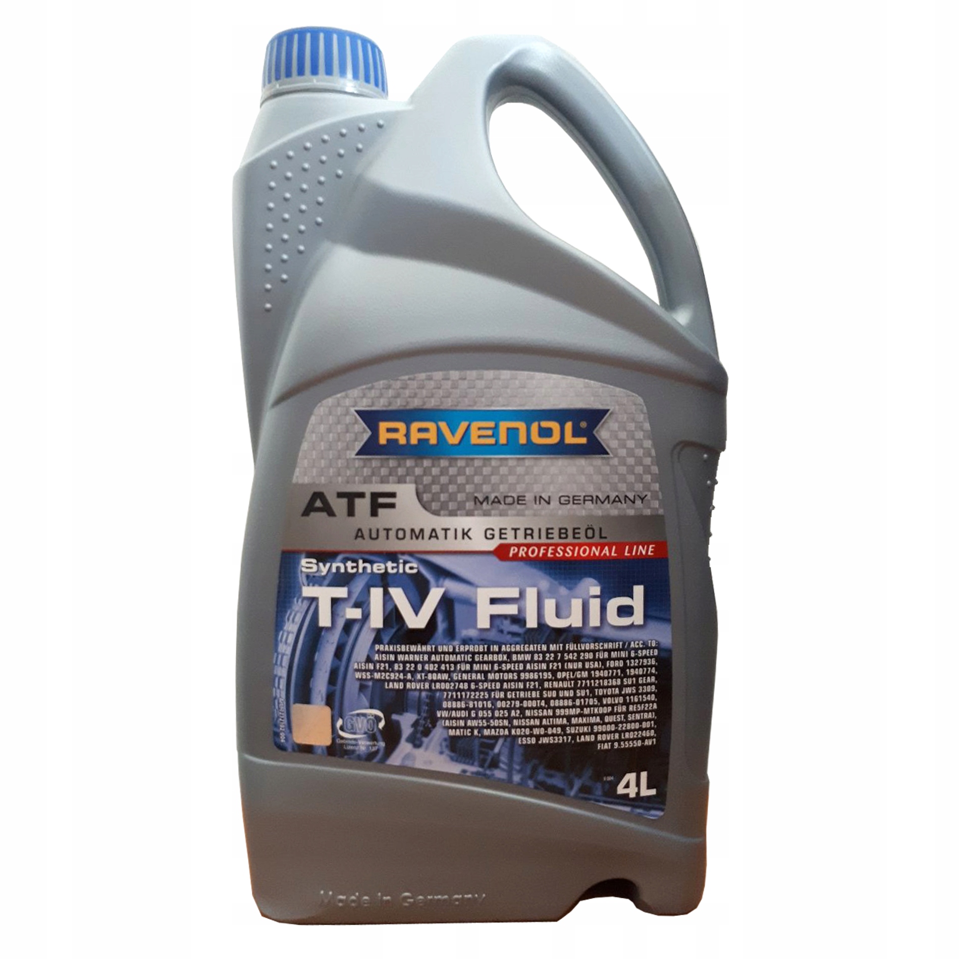 RAVENOL ATF TIV FLUID 4L Aisin AW5550SN Nissan