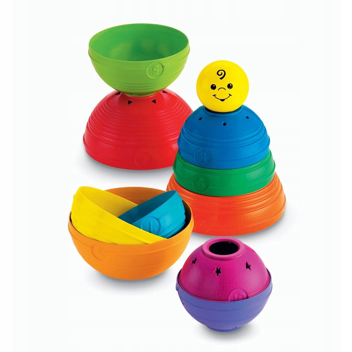 

Fisher Price Okrągłe kubeczki do ustawiania W4472