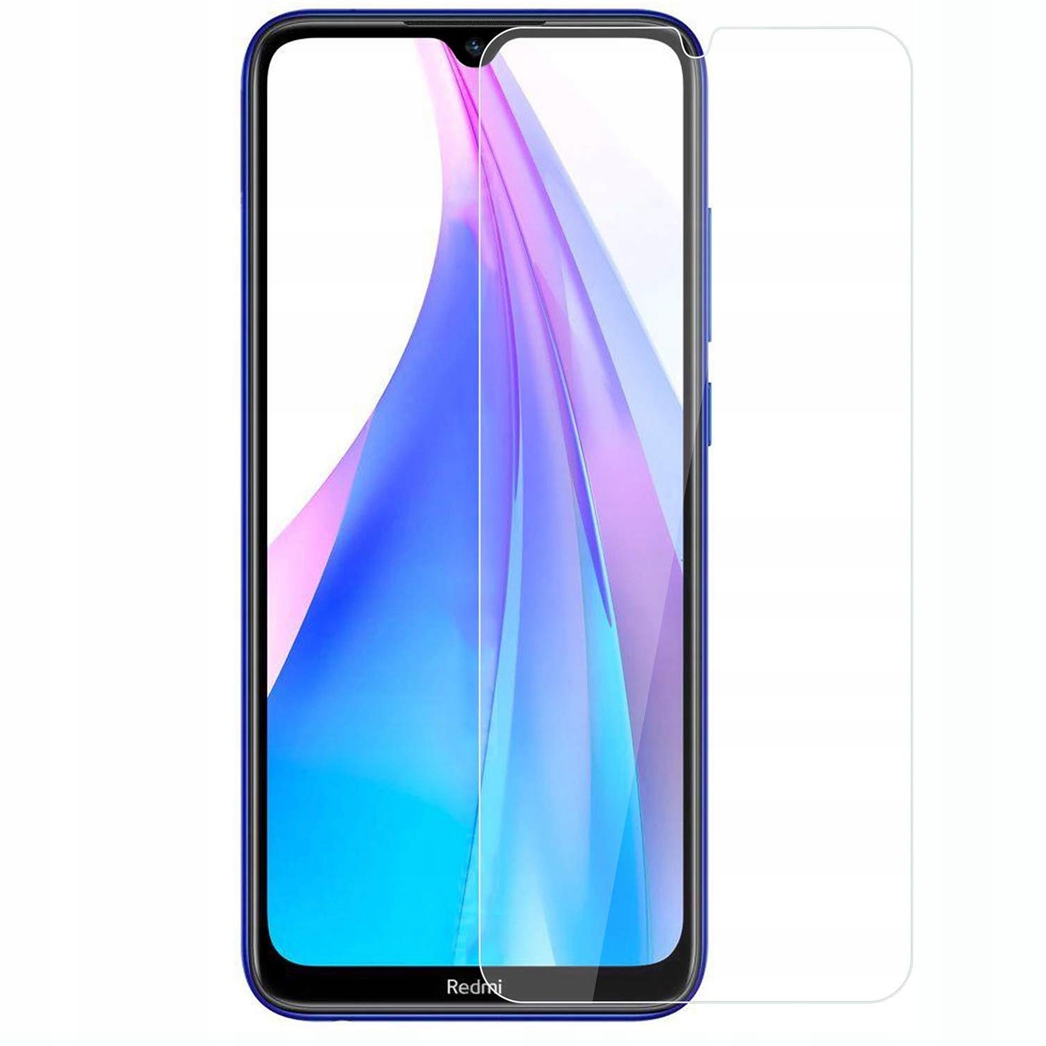 ETUI do Xiaomi Redmi Note 8T CLEAR VIEW + SZKŁO Typ etui z klapką