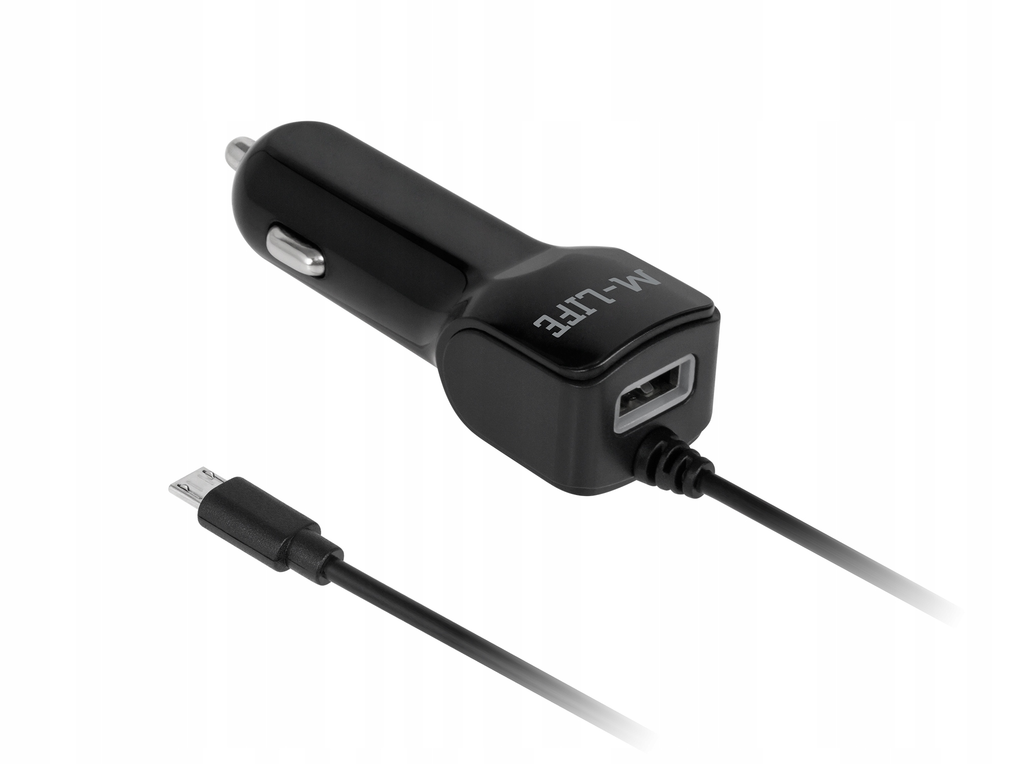 

Ładowarka samochodowa micro Usb + Usb 2100 mA