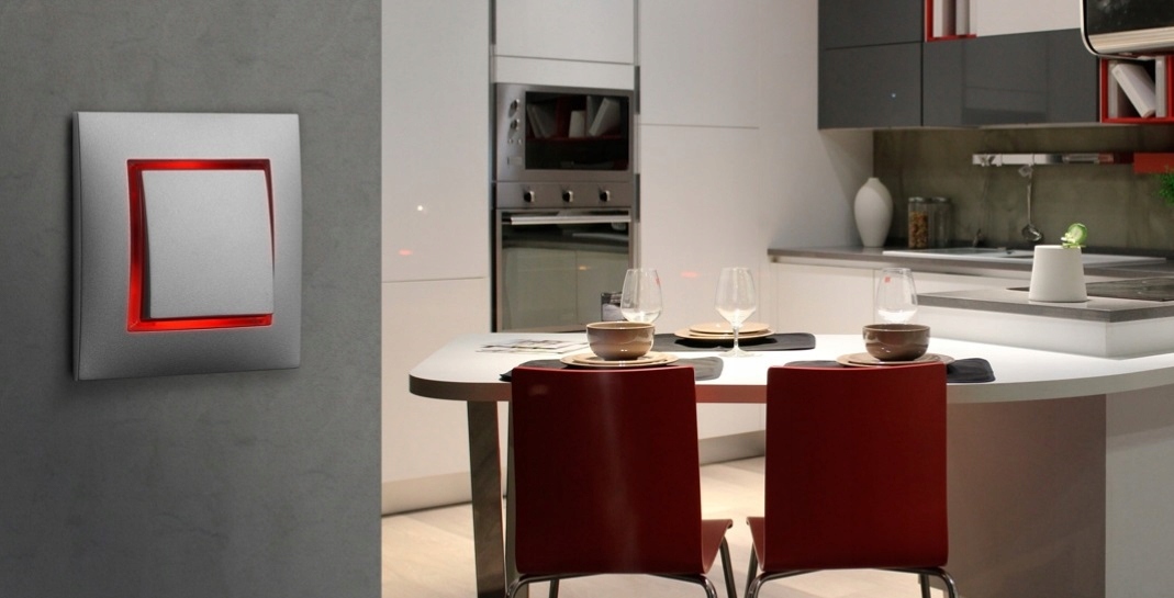 Wyłącznik pojedynczy Aria Ospel ŁP-1U/m/70 szary Waga produktu z opakowaniem jednostkowym 0.1 kg