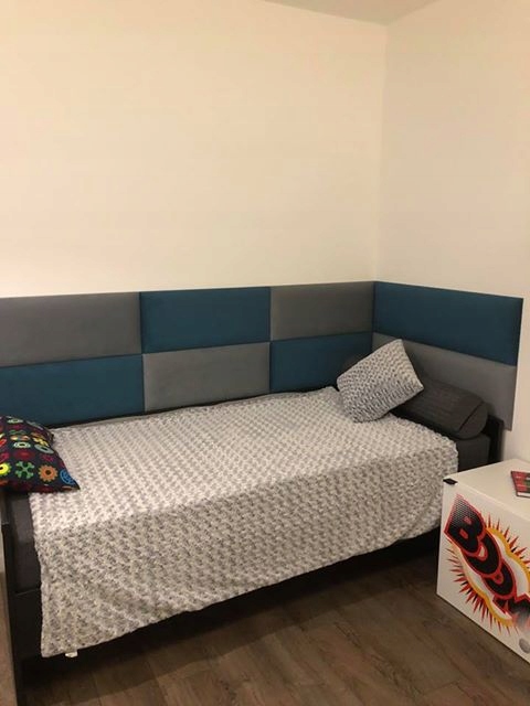 Panele tapicerowane 30x70 zagłowek welurowy custom Szerokość mebla 70 cm