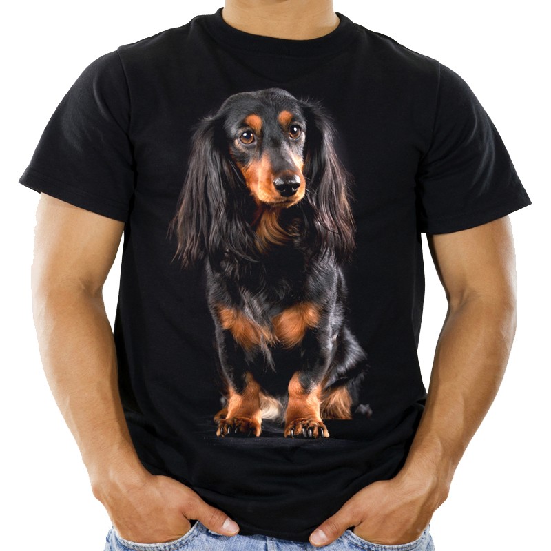 

Koszulka z psem jamnikiem jamnik t-shirt pies L Hq