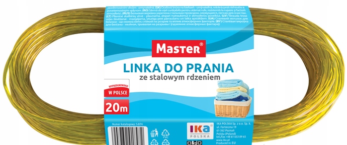 

Ika Linka Do Bielizny Na Pranie Sznur Sznurek 20 M