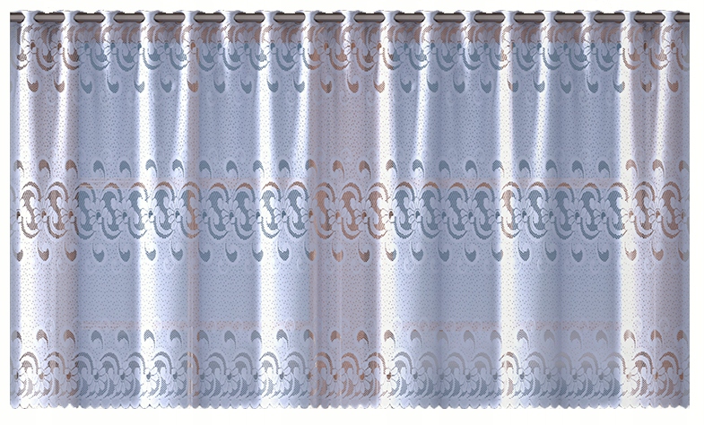 

Lambrekin żakardowy wys. 90 cm biały 34769