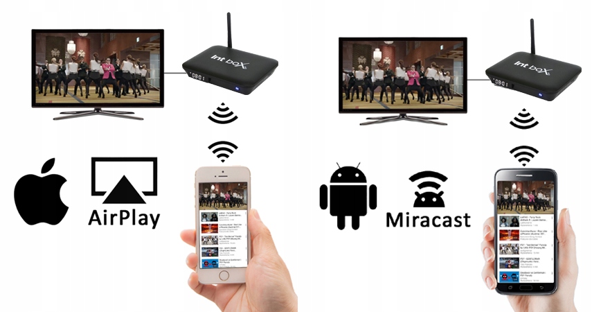 INT BOX I8 Pro Android 6.0 TV BOX 2GB + KLAWIATURA Pojemność dysku 8 GB