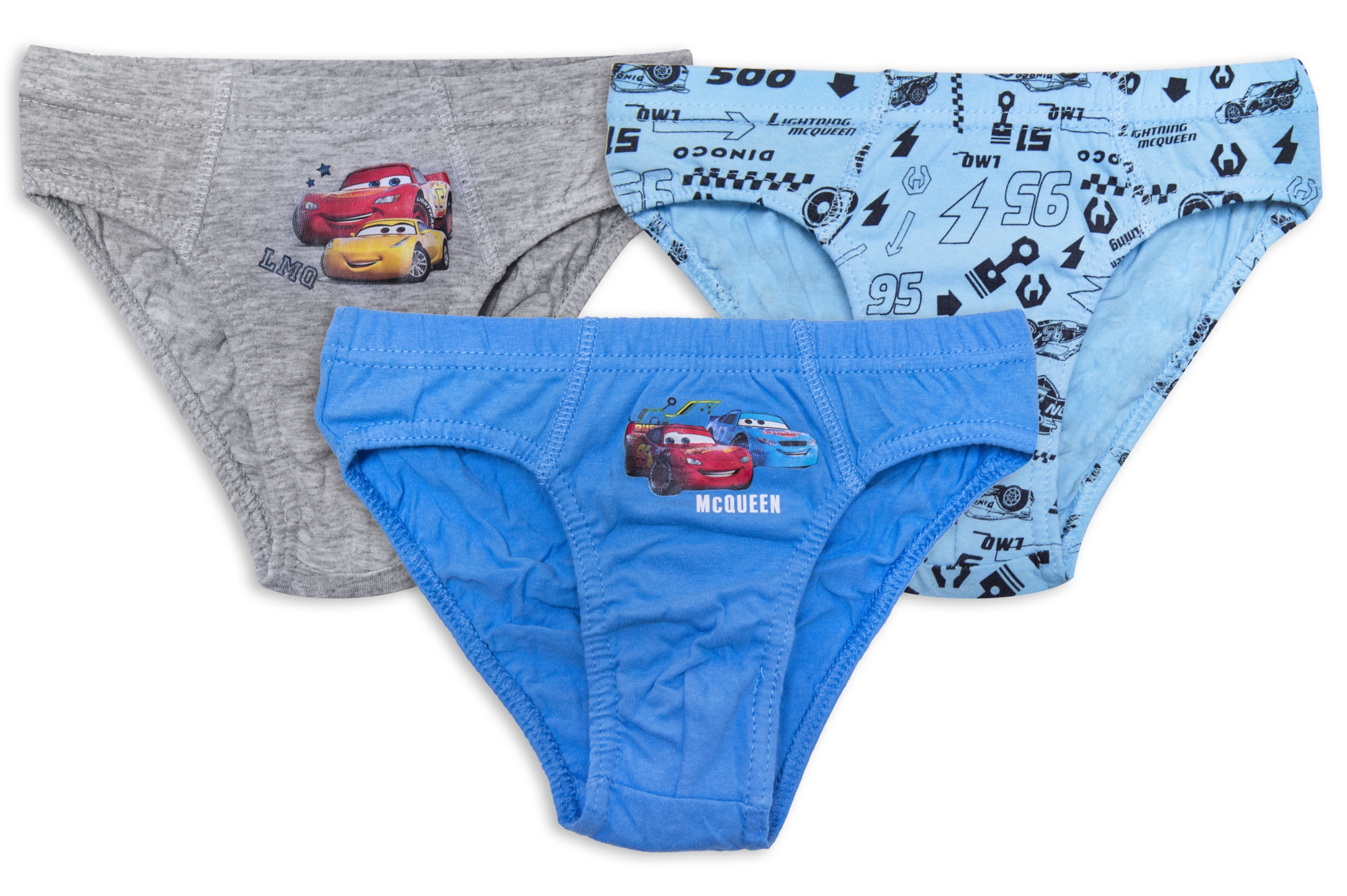 Majtki chłopięce 3pak Cars Auta 5 lat Fason slipy