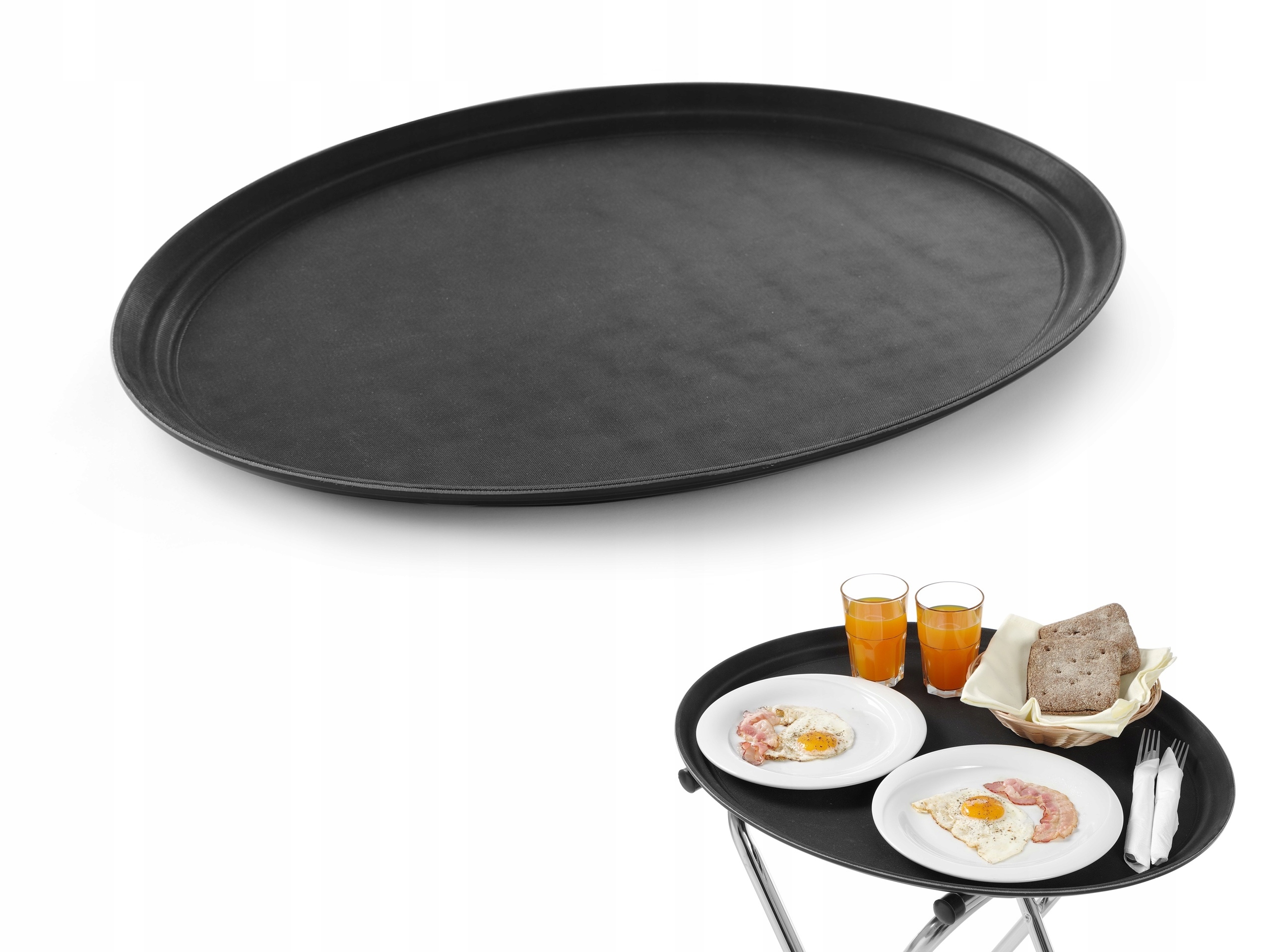 Servírovací barová miska oválná XL 735 x 600 mm Hendi 508831