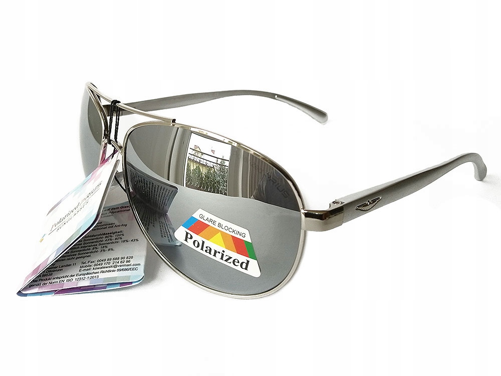 

Okulary Męskie Polaryzacyjne Prius Pilotki Aviator