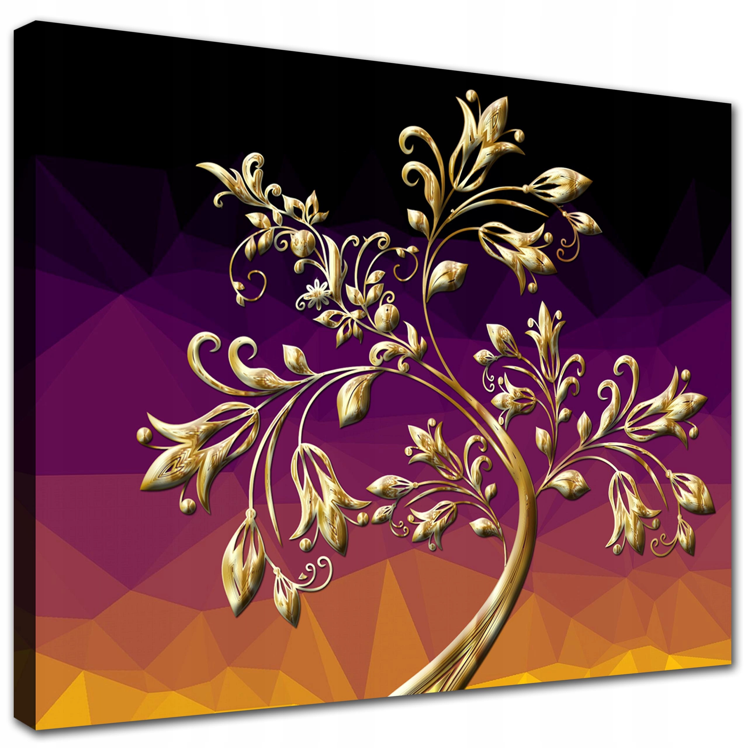 

Obraz do salonu Złote Drzewo 50x40