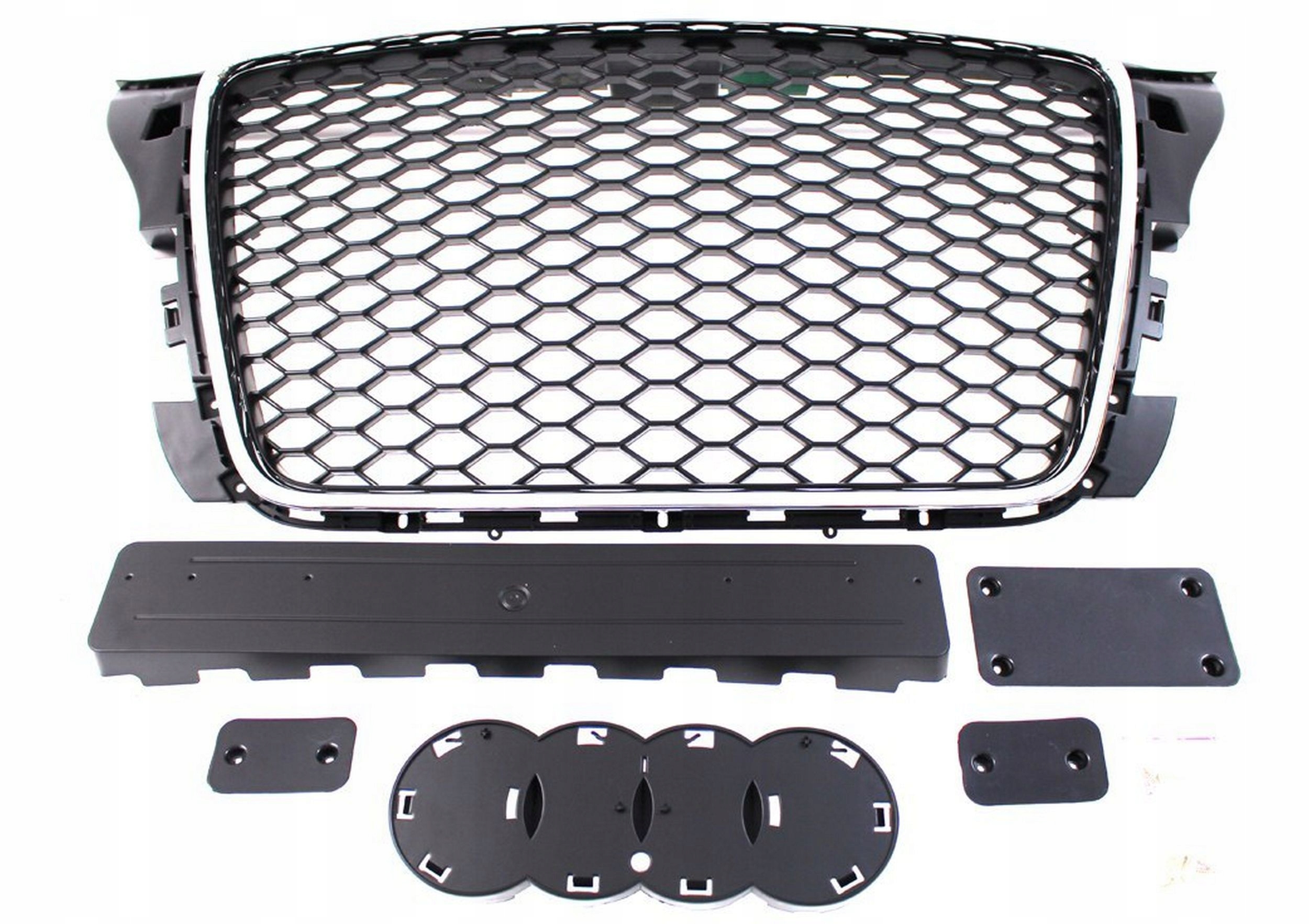 

Grill Audi A3 8P 2009-12 Rs-style chrome black Pdc