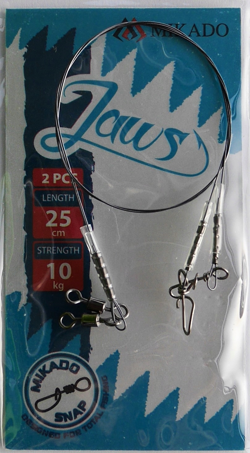 

Przypon Tytanowy Mikado Jaws 25cm 10kg 2szt