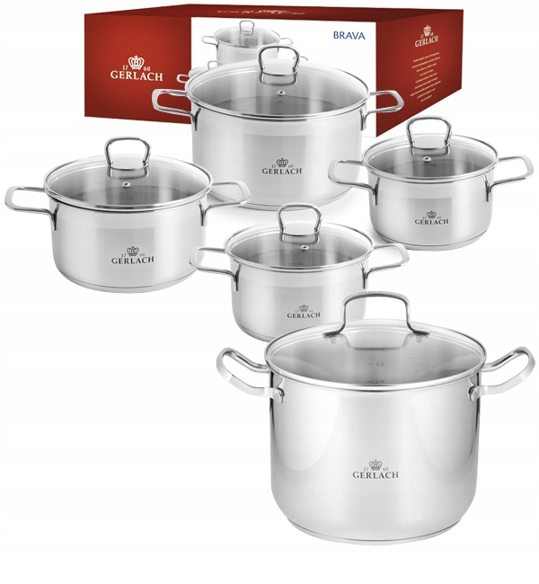 

Gerlach Brava Garnki Garnek Simple 7 L Indukcja