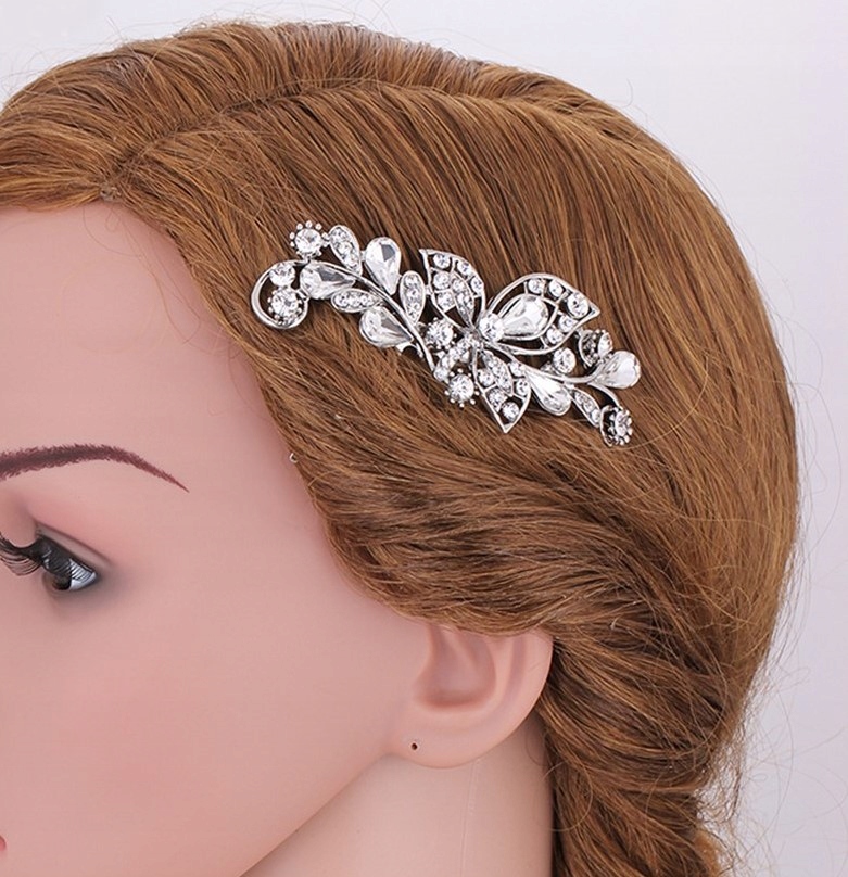 STROIK ŚLUBNY, PIĘKNY, BŁYSZCZĄCY, EFEKTOWNY Rodzaj grzebyk