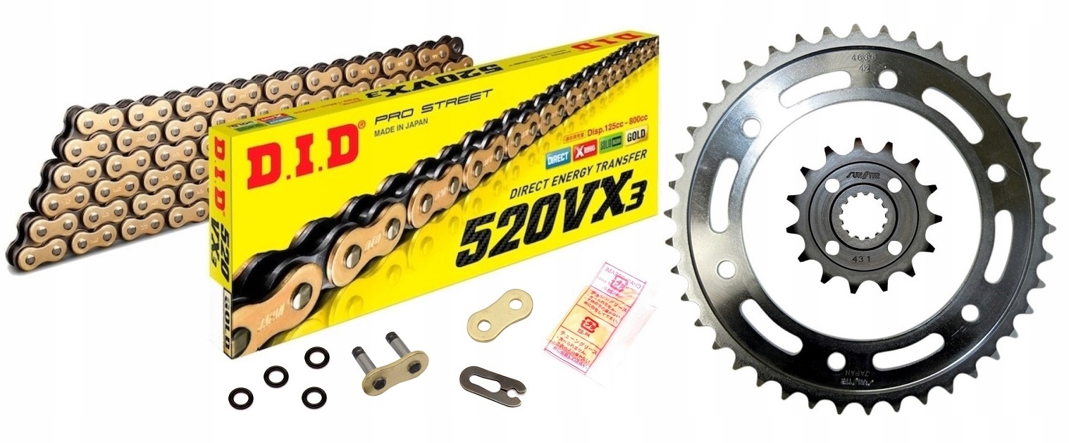ЦЕПЬ DID ЗЛОТЫЙ YAMAHA XJ_600 DIVERSION 91-03