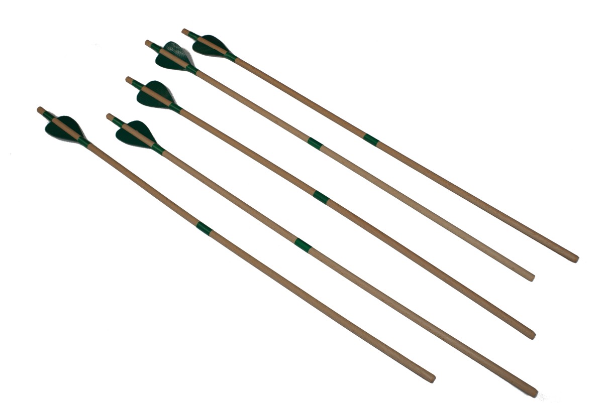 

Strzała drewniana do łuku 60cm W-wa zielona