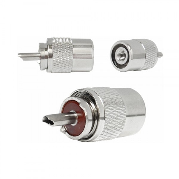 Wtyk UHF UC1 PL-259 nakręcany na H155 CB radio