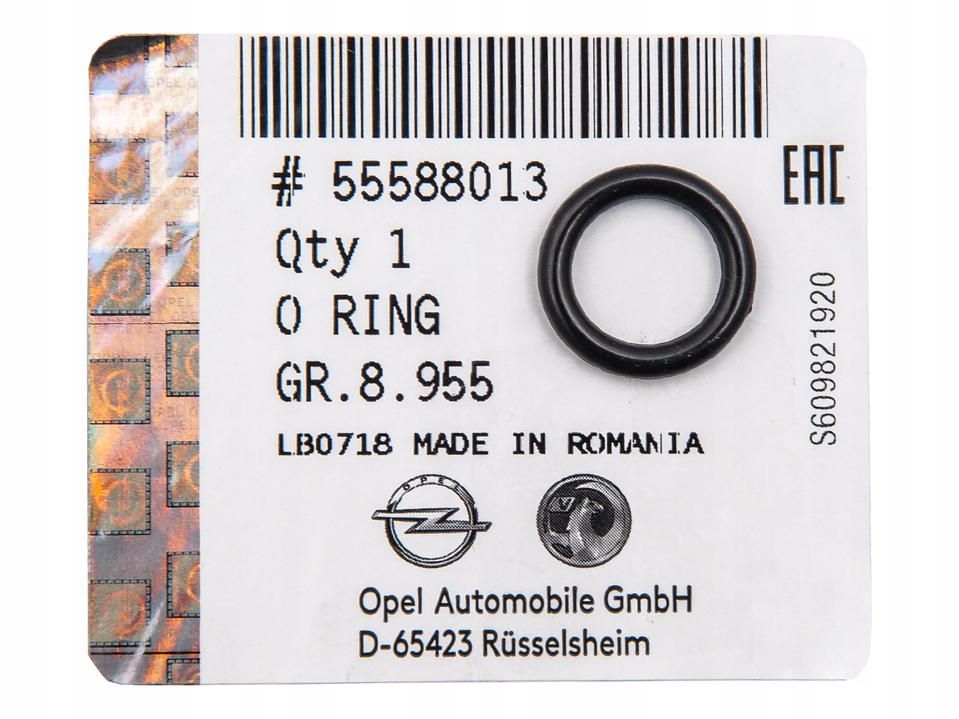 ORING USZCZELKA SEPARATORA OLEJU OPEL ASTRA J 2.0