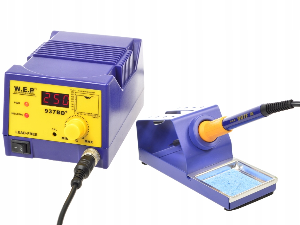 

Stacja Lutownicza Wep 937BD+ Led 75W Lead Free