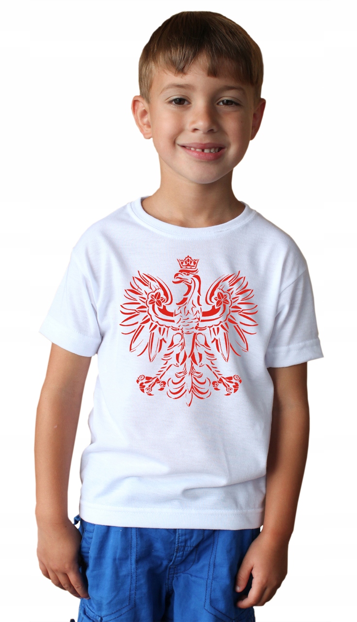 

Koszulka dziecięca Polska koszulka z godłem Polski