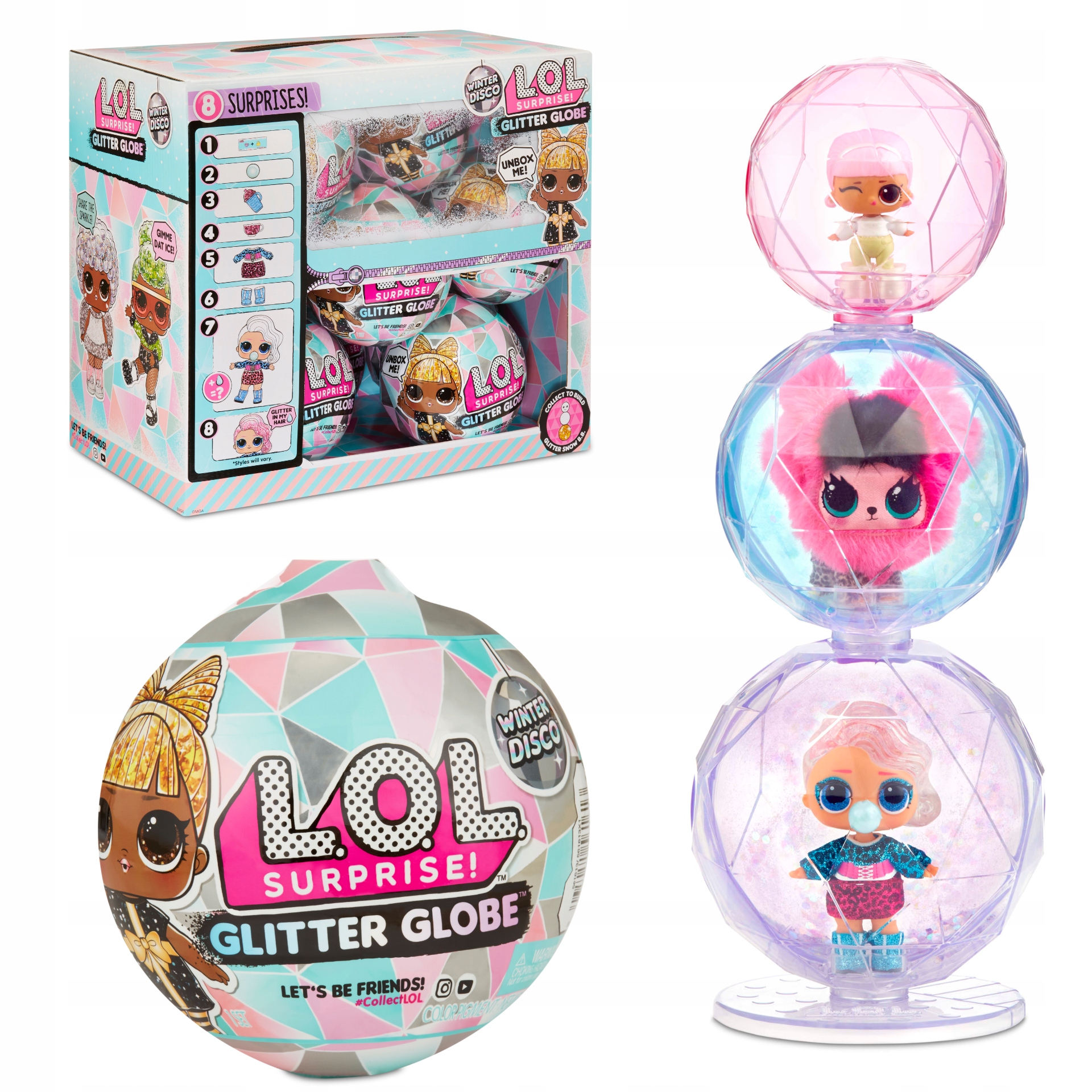 

Abc Świąteczna Lol Glitter Globe Winter Disco Mga