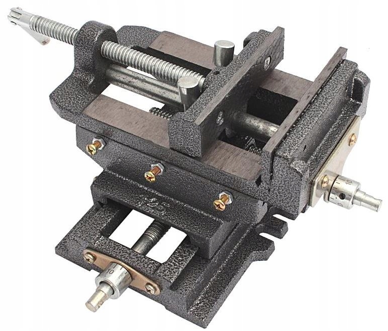 КРЕСТ ТИСКИ ДВУХОСНЫЙ СТАНОК 125 ММ ТОКАРНЫЙ СТАНОК