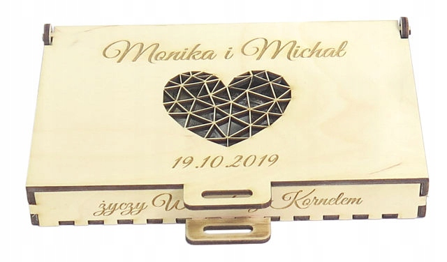 

Personalizowane Pudełeczko Na Banknoty Grawer DS23