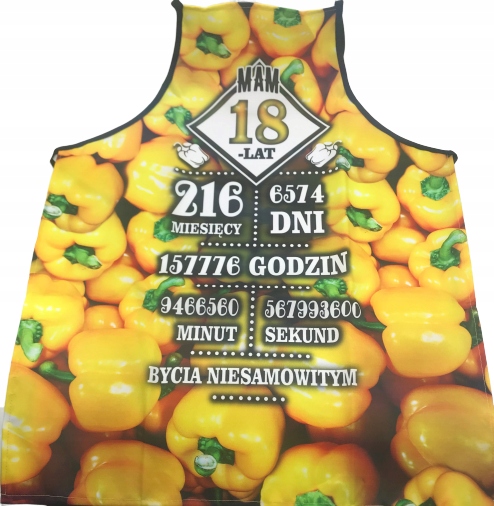 

Fartuch Premium MIX urodzinowy 18 20 30 50 60