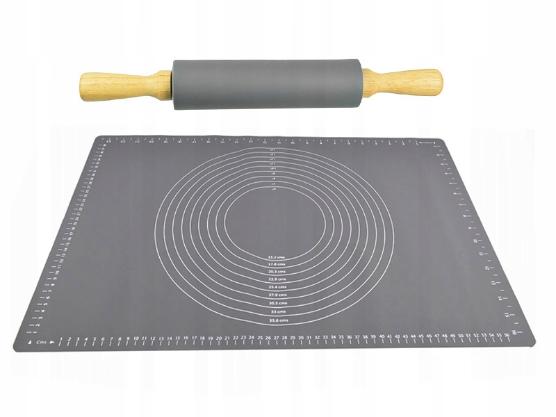 

Zestaw Wałek Obrotowy Mata Stolnica 60x40 Silikon.