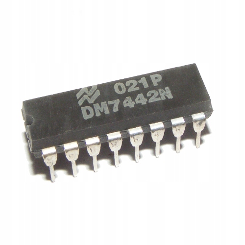 

Układ DM7442N BCD-to-Decimal Decoder DIP-16 Nsc