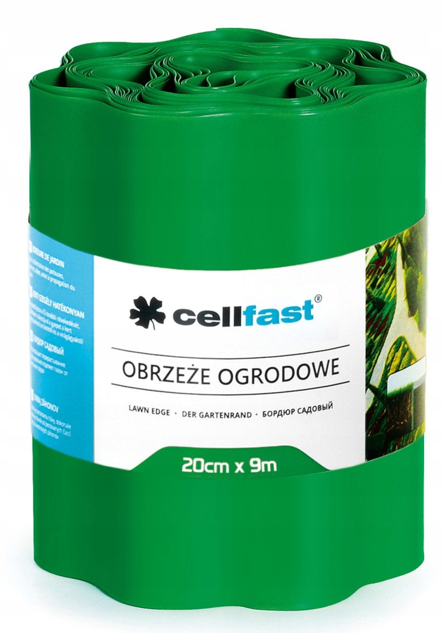 

Obrzeże Ogrodowe Trawnikowe 20cm x 9m Zielone